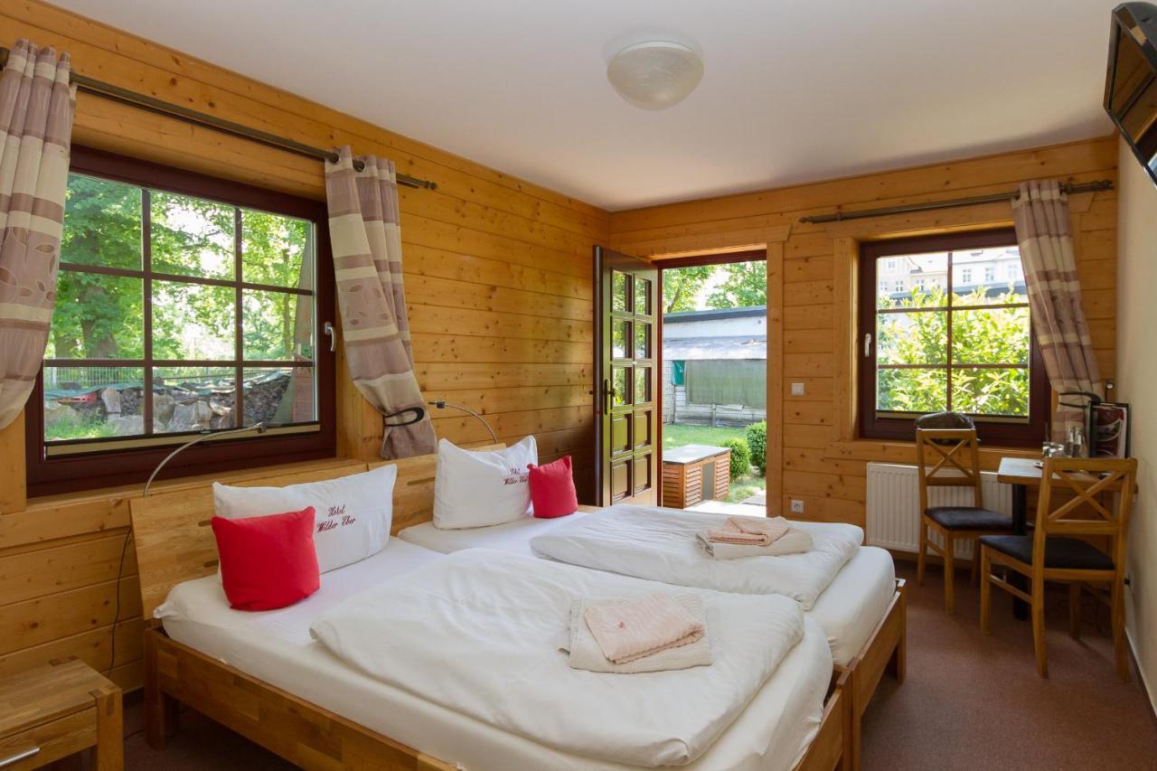 Hotel & Restaurant Wilder Eber Эберсвальде-Финов Экстерьер фото